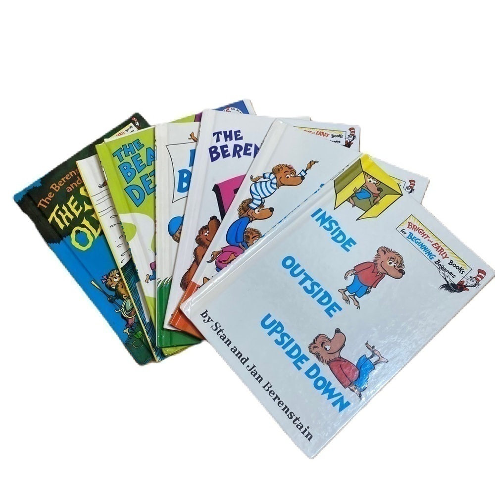 Berenstain Bear Hardcover Book Bundle Lot Bright & Early Books for Beginning